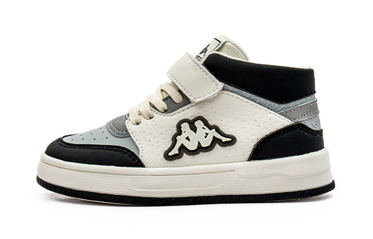 

KAPPA KIDS Детские кроссовки для скейтбординга Kappa Mid Top, светло-бежевые, черные, детские