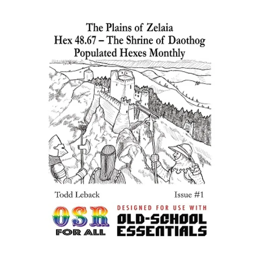 

Журнал #1 "The Shrine of Daothog", Populated Hexes Monthly