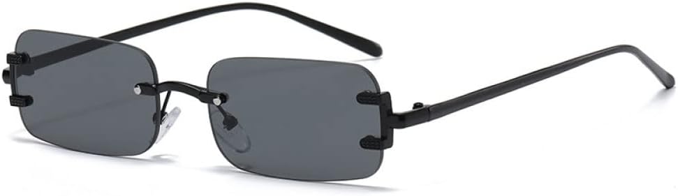 

Солнцезащитные очки в тонкой оправе без оправы для женщин, металлические прямоугольные солнцезащитные очки для мужчин, защита от УФ-излучения UV400, без оправы, градиентные очки UV400 generic, C05