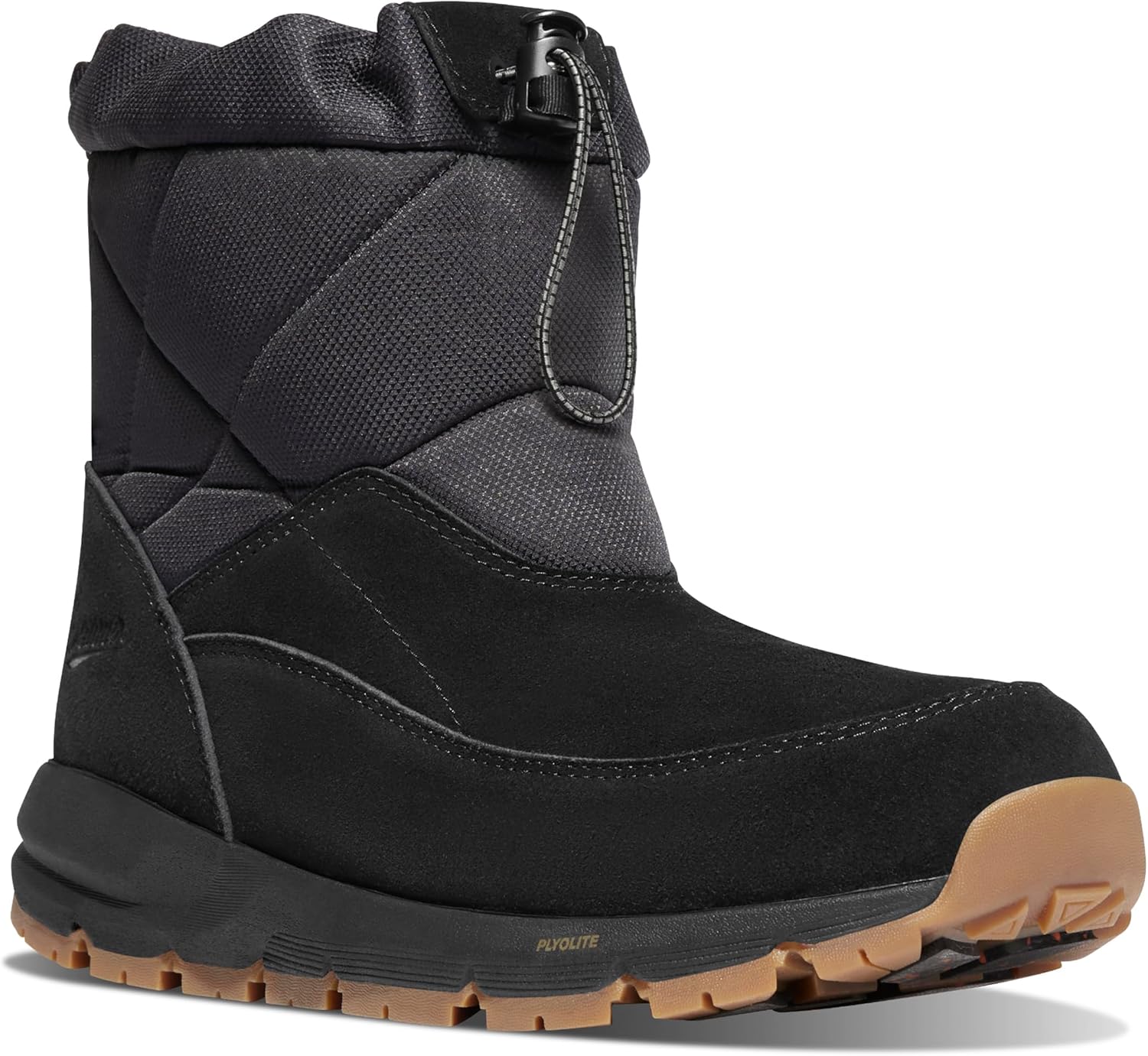 

Мужские водонепроницаемые походные ботинки Danner Cloud Cap 400G 7 из замши с подошвой Vibram Arctic Grip, утеплителем PrimaLoft и стелькой OrthoLite, черный