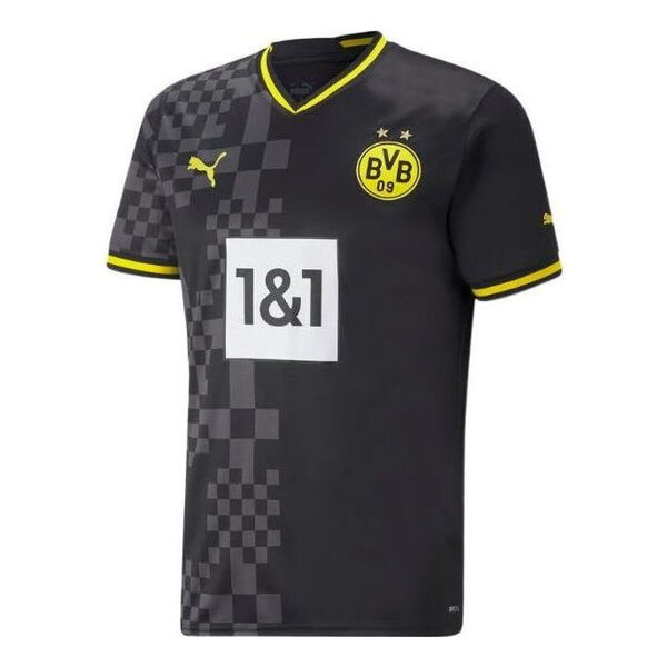 

Спортивная футболка borussia dortmund away 22/23 replica jersey 'black yellow white' Puma, черный