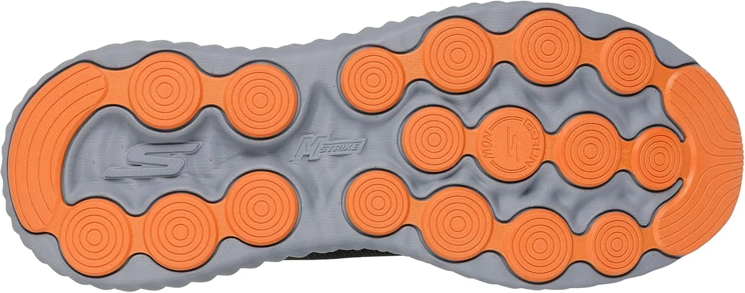 Мужские кроссовки Skechers Go Run Now Starfuse Hands Free Slip-in Trainers, Black Grey — фото 3