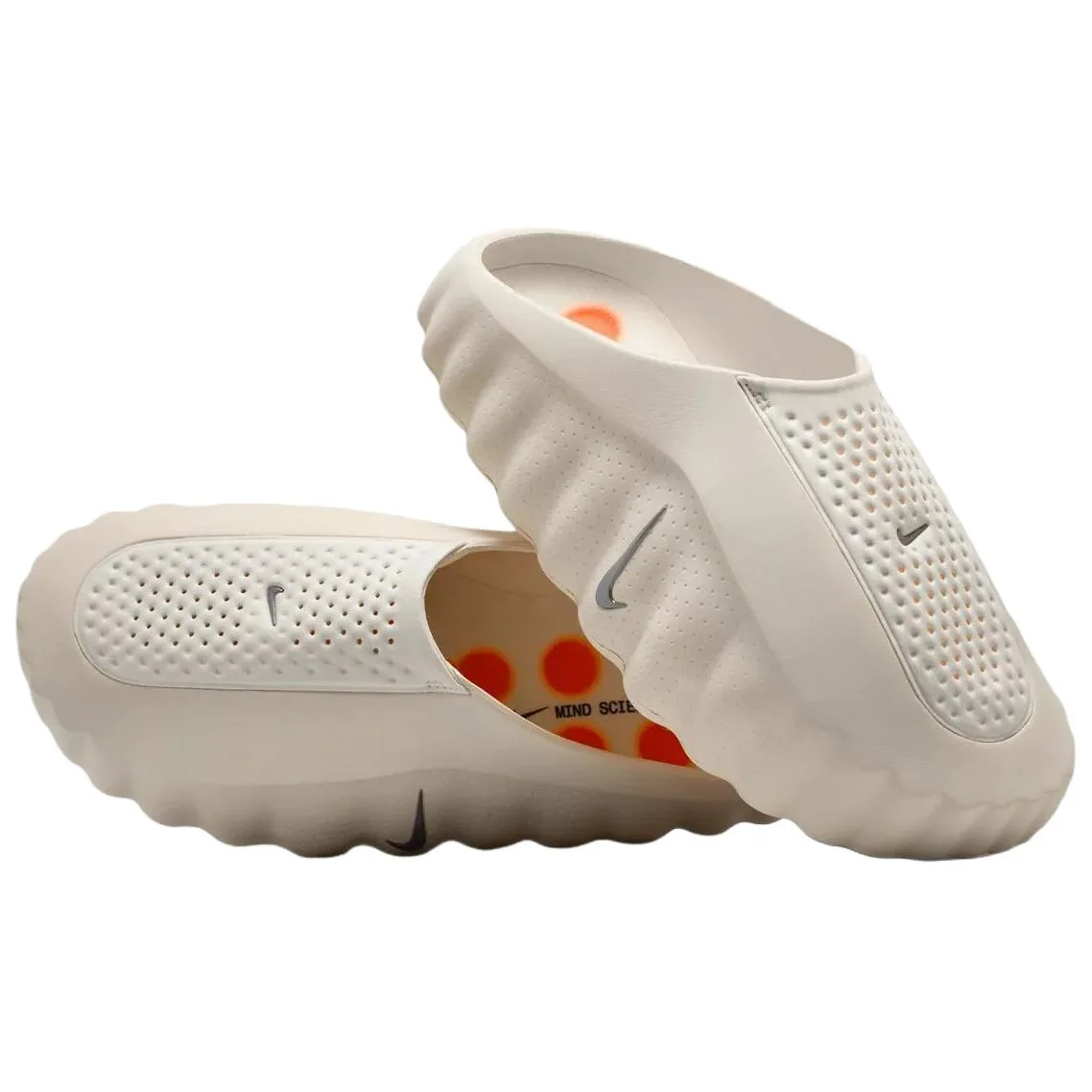 Nike Mind 001 No Special Function Closed Toe Slippers Unisex Beige — фото 4