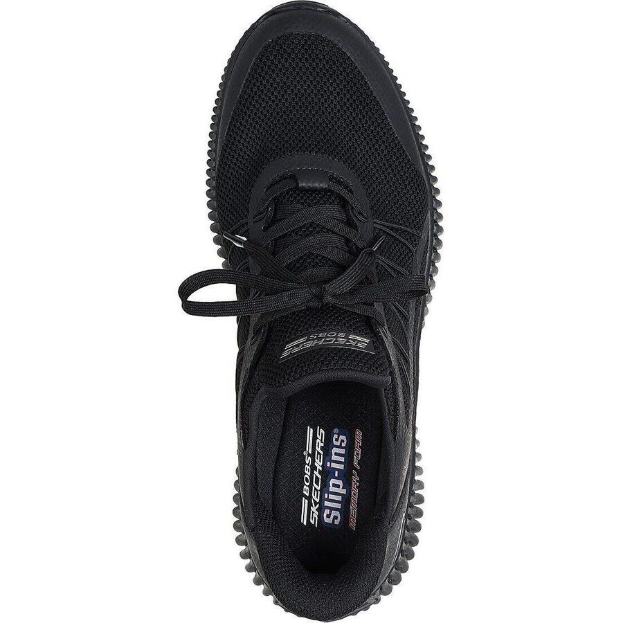 Кроссовки Skechers Bobs Geo Lite с фиксированным краем, черные, мужские — фото 2