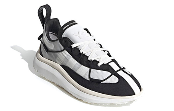 Кроссовки adidas Y-3 Shiku Run 'White Black', черный — фото 3