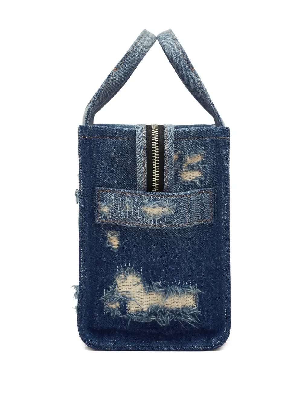 Маленькая сумка The Rip and Repair Denim Tote MARC JACOBS, синий — фото 3