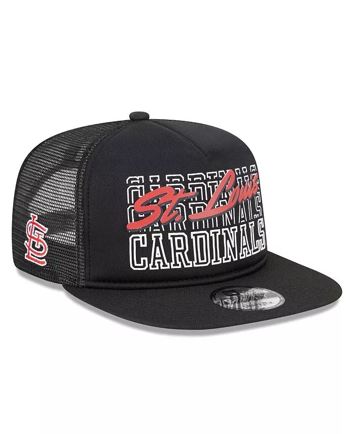 

Мужская черная бейсболка-кепка St. Louis Cardinals Street Team A-Frame Trucker 9FIFTY Snapback New Era