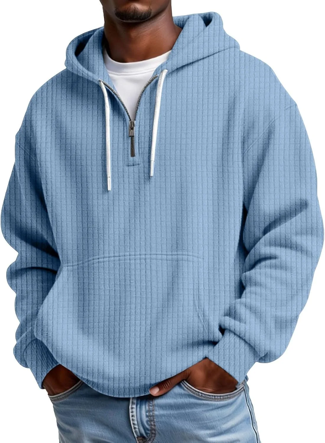 

Толстовка мужская Quarter Zip Mokaloha с карманами