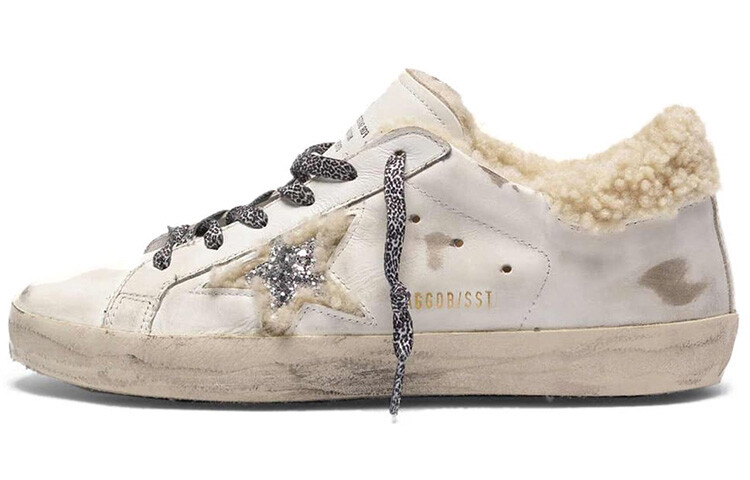 Кроссовки для скейтбординга Super-Star женские, низкие, бежевые Golden Goose