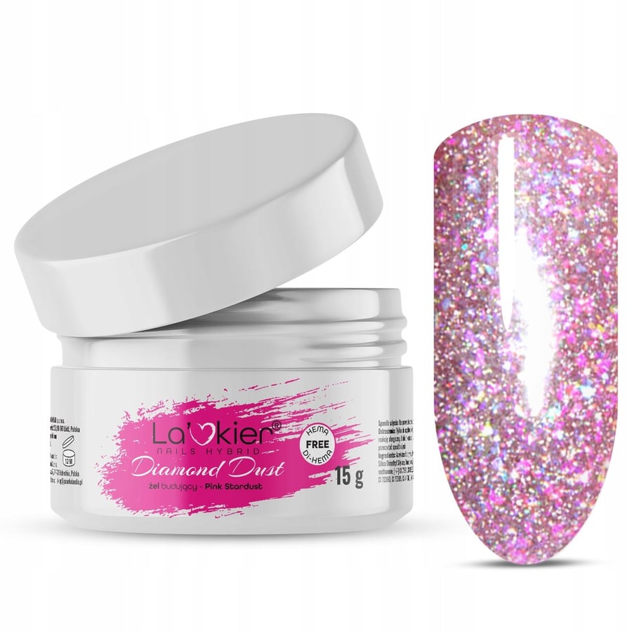 

La'kier Nail Builder Gel UV LED 15 г Tixotropia DIAMOND DUST PINK