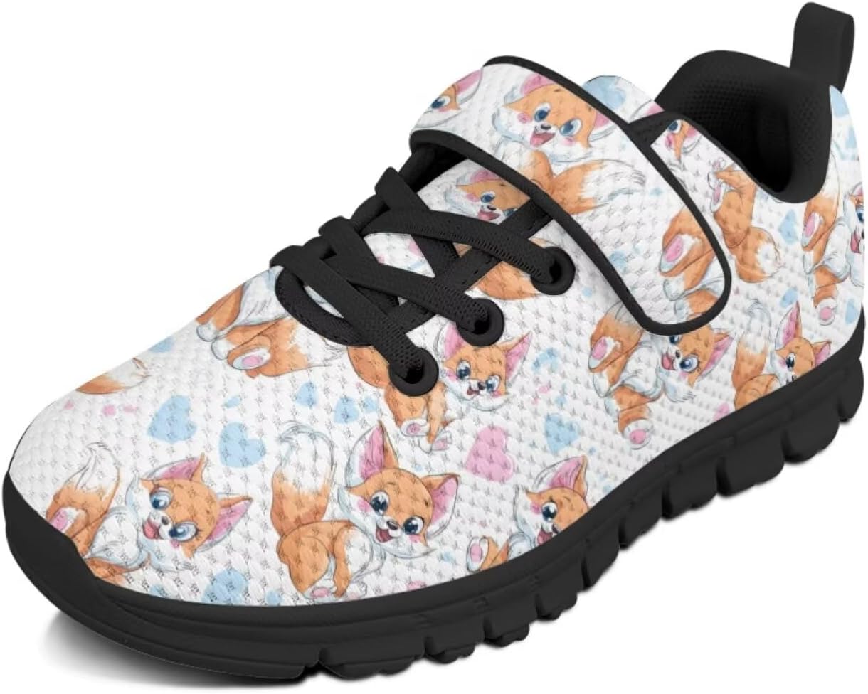 

Зеленые кроссовки для девочек, маленьких детей, нескользящие, для спорта, дышащие, легкие, с вязаной сеткой, для бега, школьные с одной пряжкой и шнуровкой Pointodoor