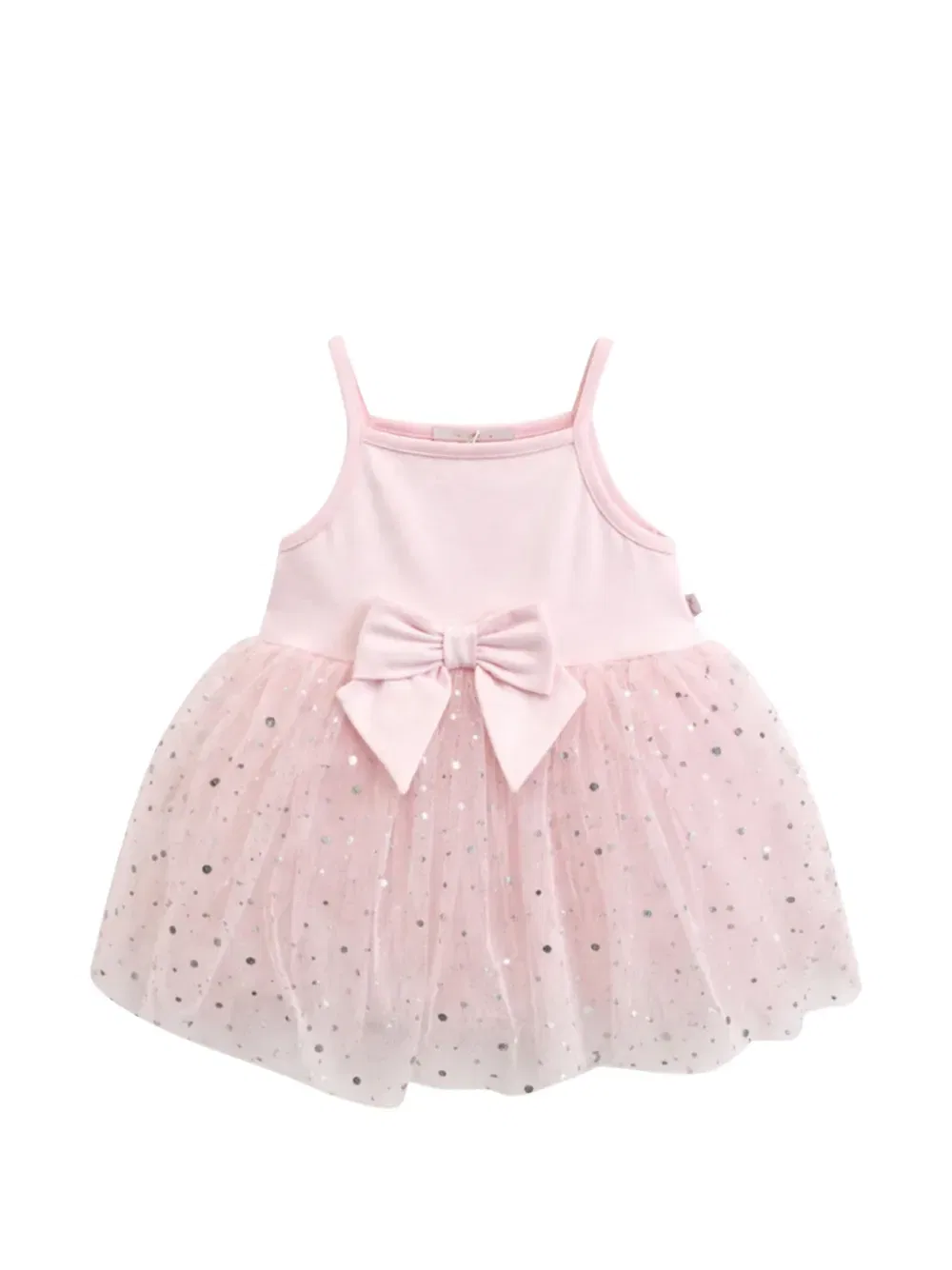 Комплект из двух платьев с бантом Cacharel Kids, розовый — фото 2