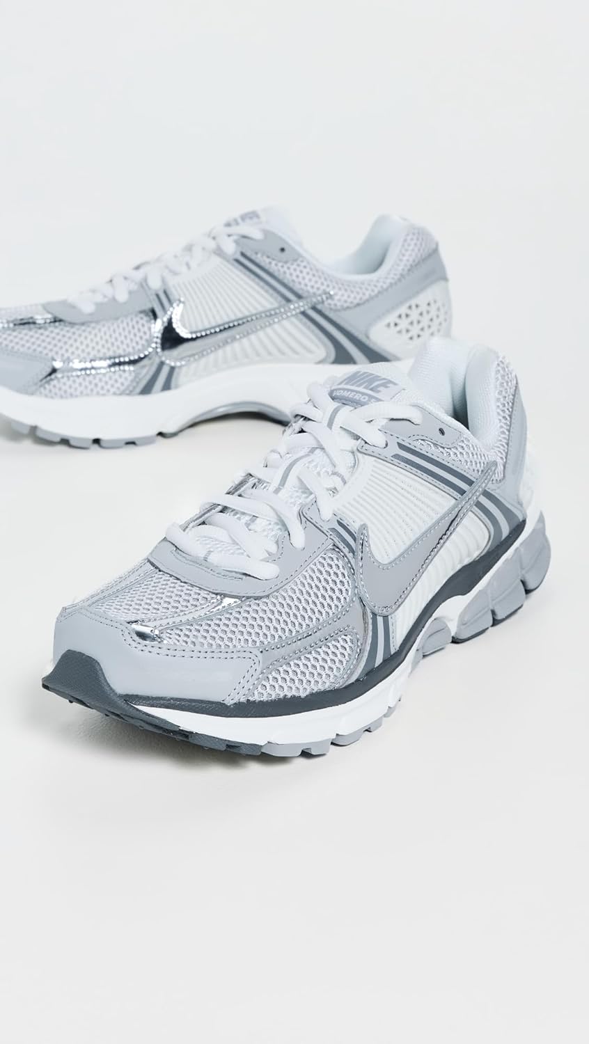 Мужские кроссовки Nike Zoom Vomero 5, белый/серый/светло-серый — фото 4