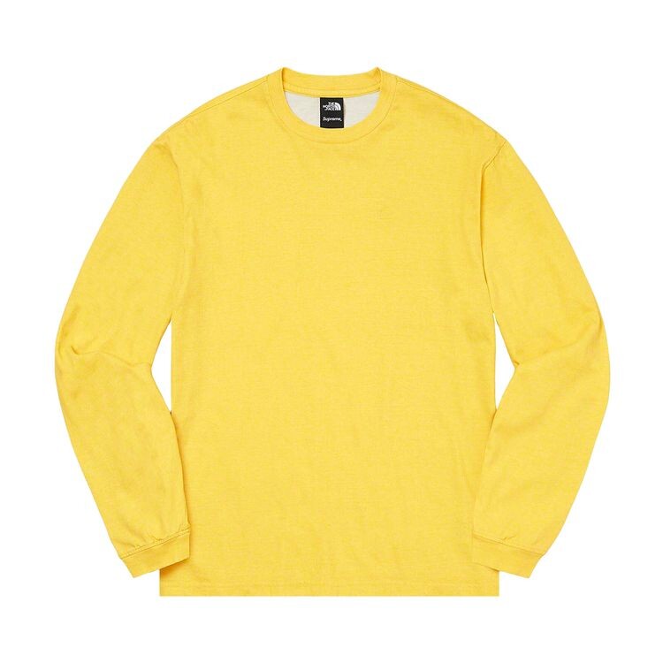

Топ Supreme x The North Face Pigment Printed Long-Sleeve Top Yellow, желтый