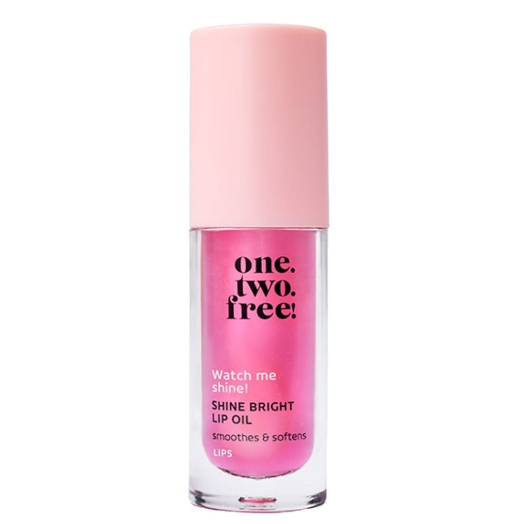 

Масло для губ shine bright lip oil Onetwofree, 03 - iconic pink, объем 5 мл.
