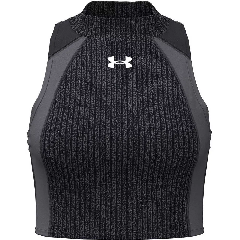 

Футболка без рукавов спортивная Under Armour HG Rib, черный