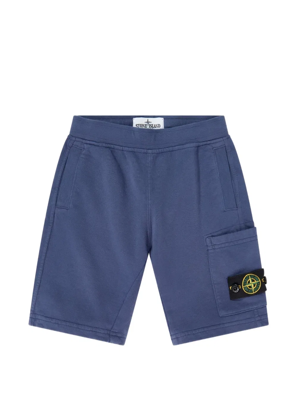 Комплект шорт с нашивками Stone Island Junior, синий — фото 4