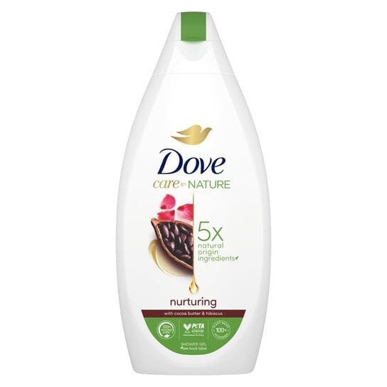 

Гель для душа, 400 мл Dove, Care By Nature Nurturing