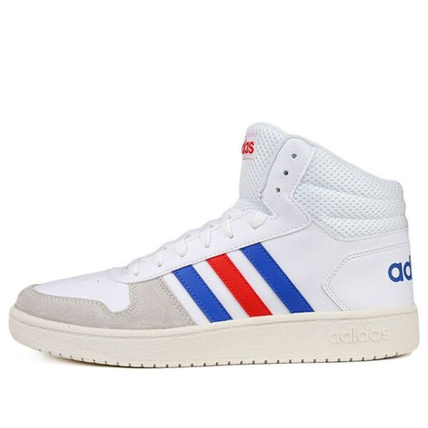 

Кроссовки hoops 2.0 средние Adidas, белый