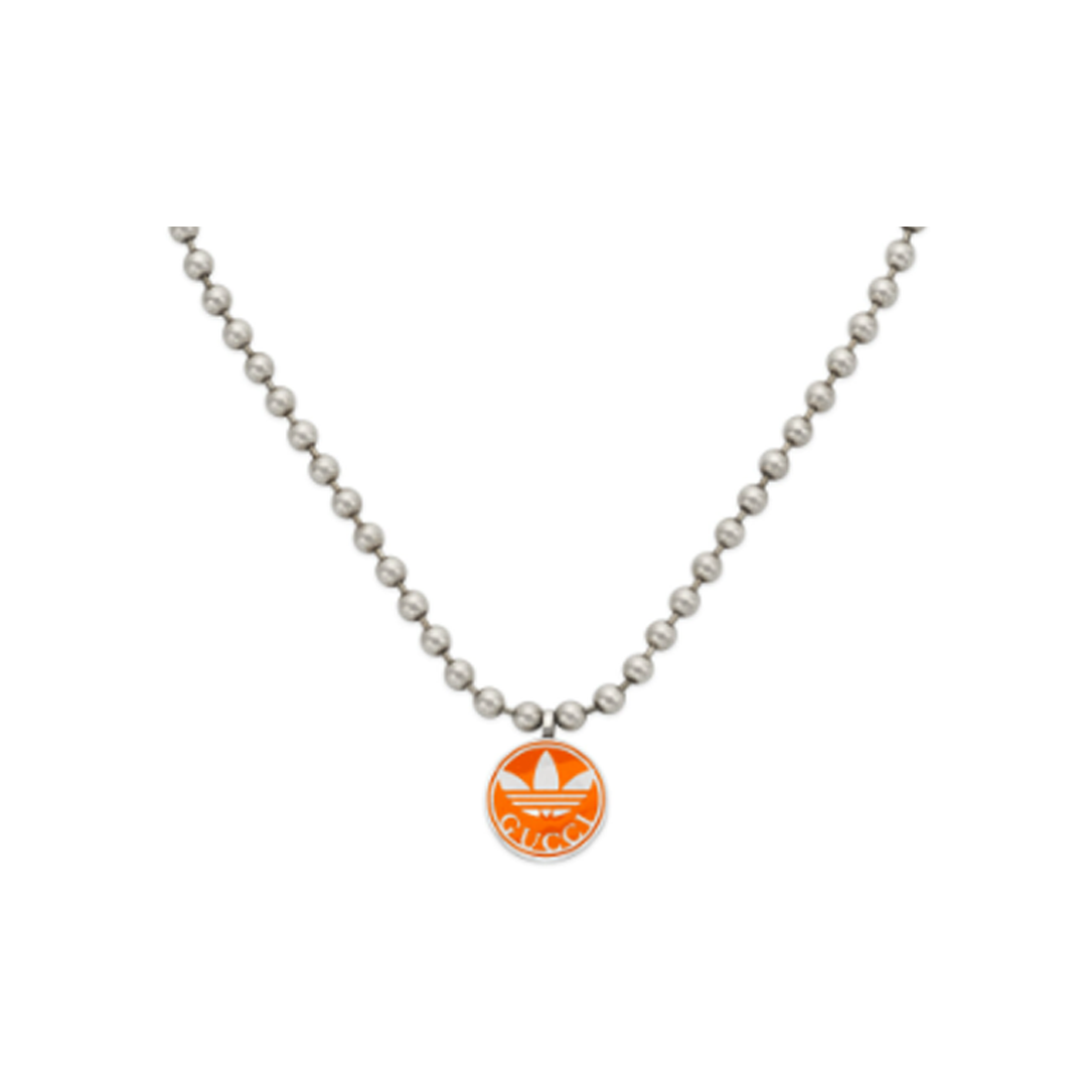 

GUCCI Adidas X Co брендированная серия 925 серебряное ожерелье женское серебро