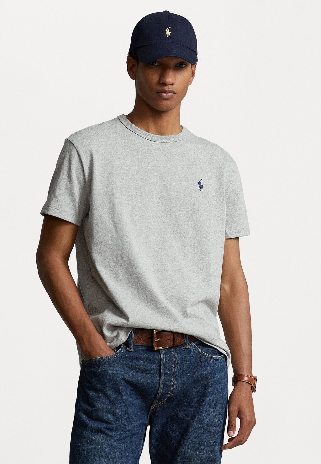 

Базовая футболка КОРОТКИЙ РУКАВ Polo Ralph Lauren, Andover Heather