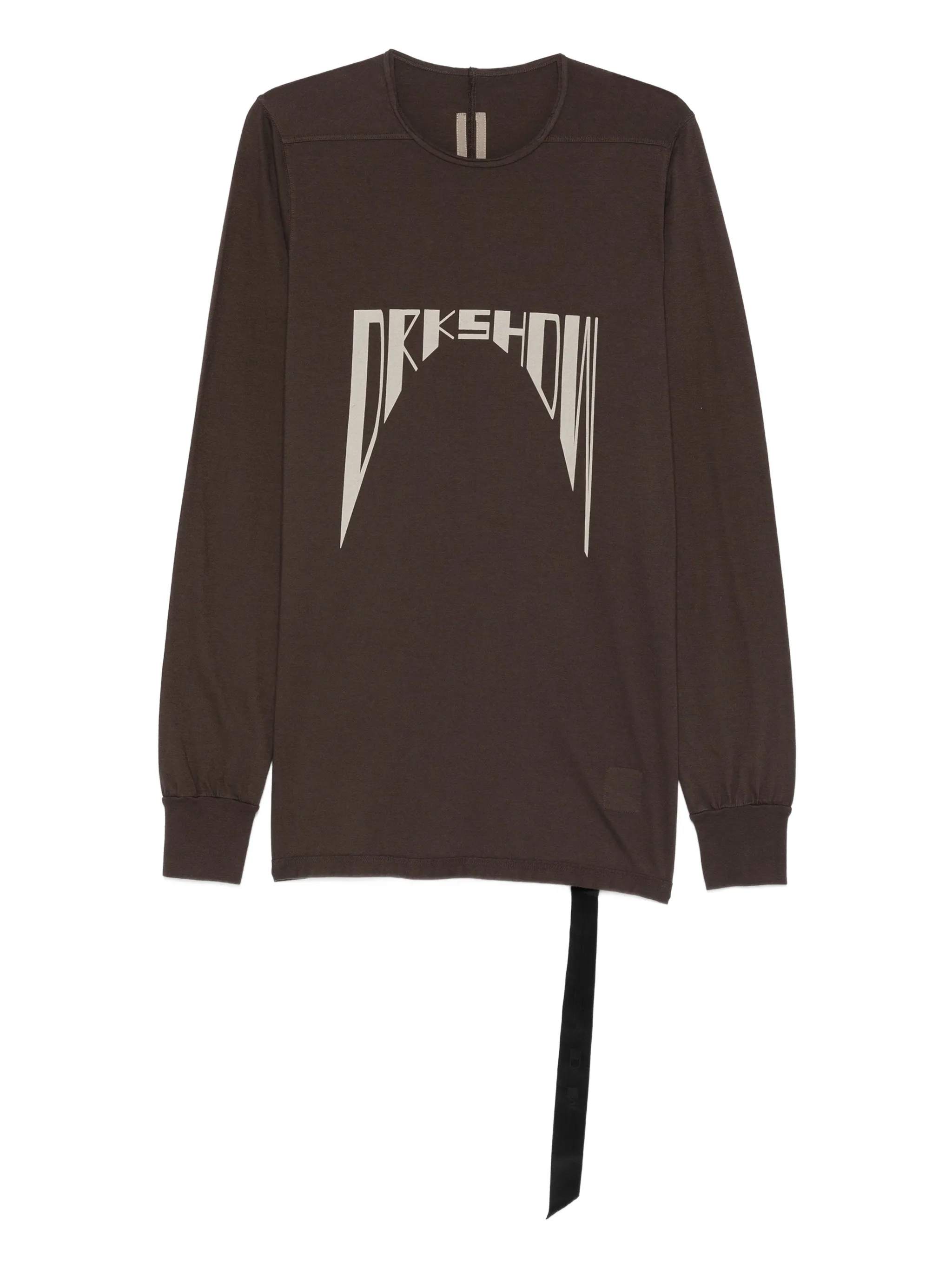 

Футболка с длинным рукавом Rick Owens Drkshdw, коричневый