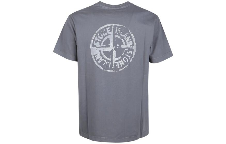 

Футболка мужская серая Stone Island, серый