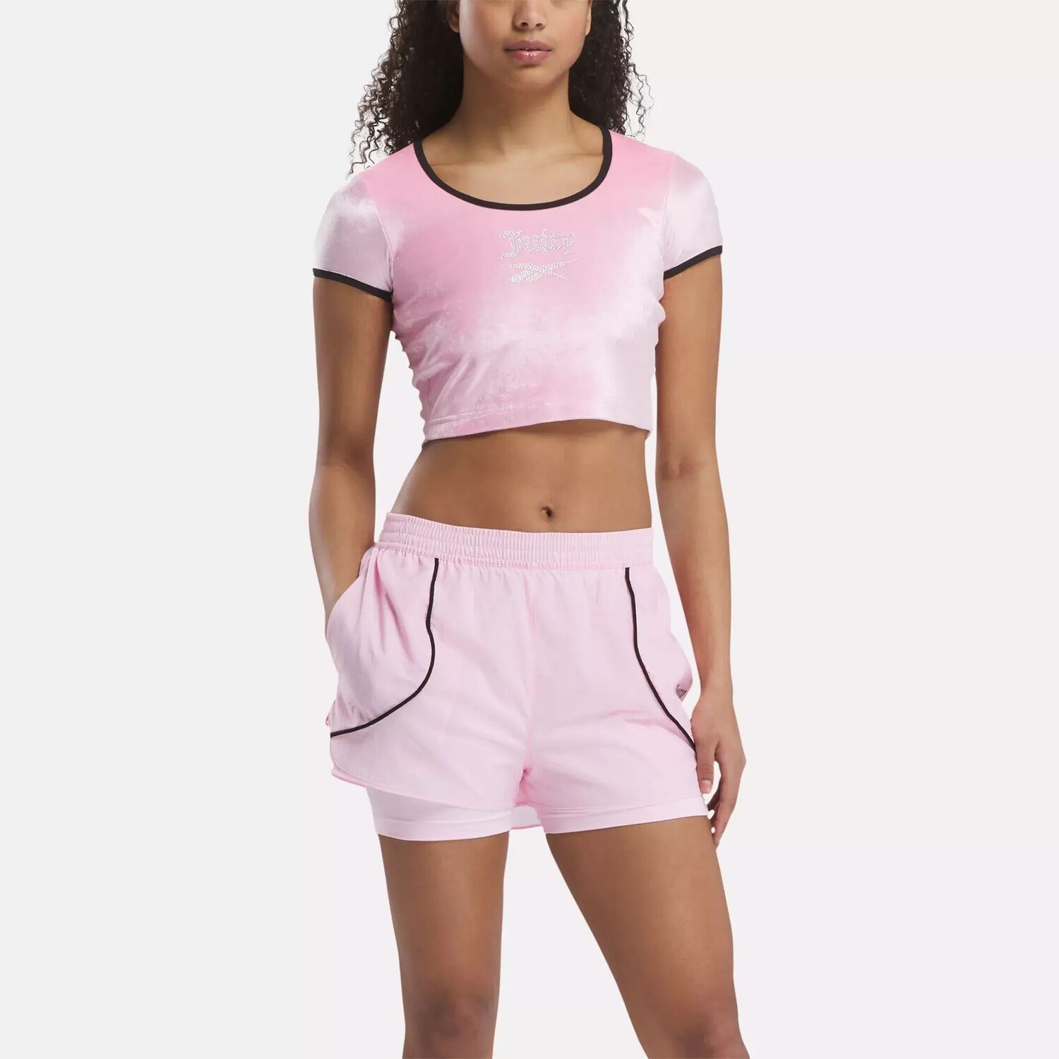 

Детская футболка x Juicy Couture Reebok, розовый