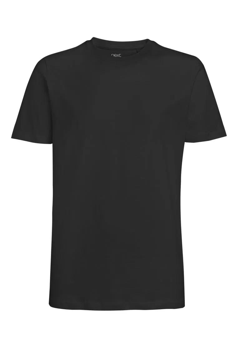 Футболка, slim fit, Essential Next, черный — фото 4