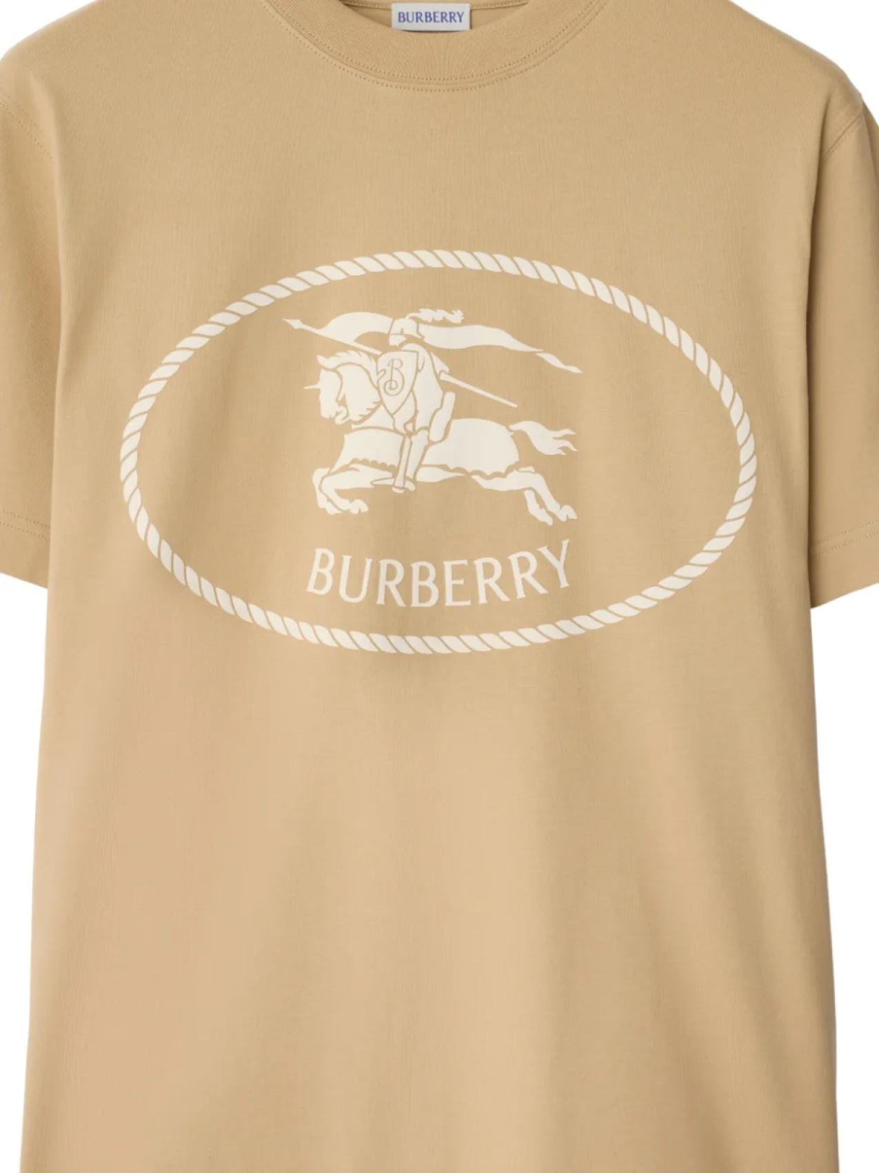 Футболка Burberry Knight Stamp, нейтральный — фото 2
