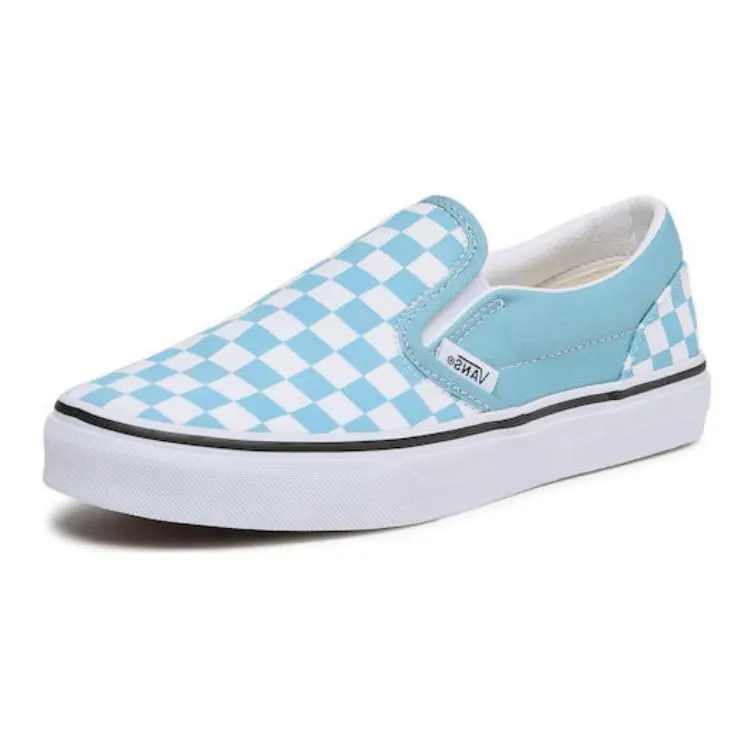 

Детские кроссовки для скейтбординга, детские, низкие, синие Vans, синий
