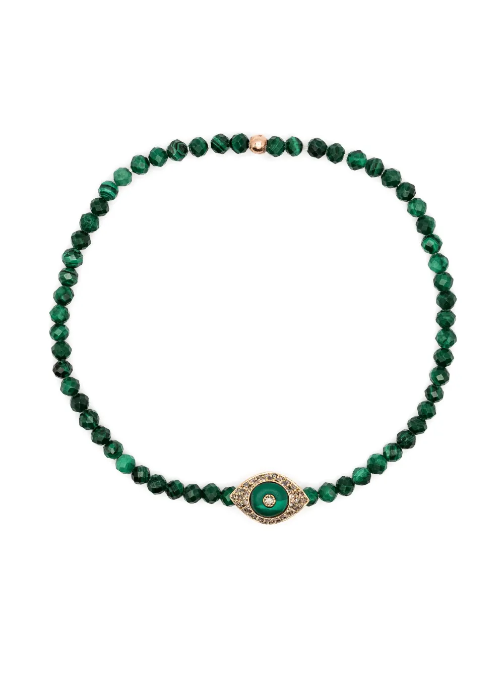 

Браслет из розового золота с бриллиантами Anil Arjandas, зеленый