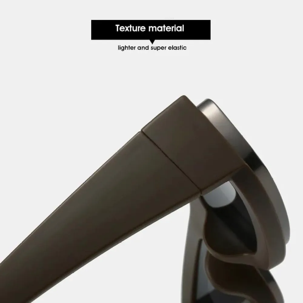 

Солнцезащитные очки 2027 квадратной формы для женщин и мужчин, винтажные солнцезащитные очки в двойной оправе, популярные очки в маленькой оправе MTZJH, Beige Black