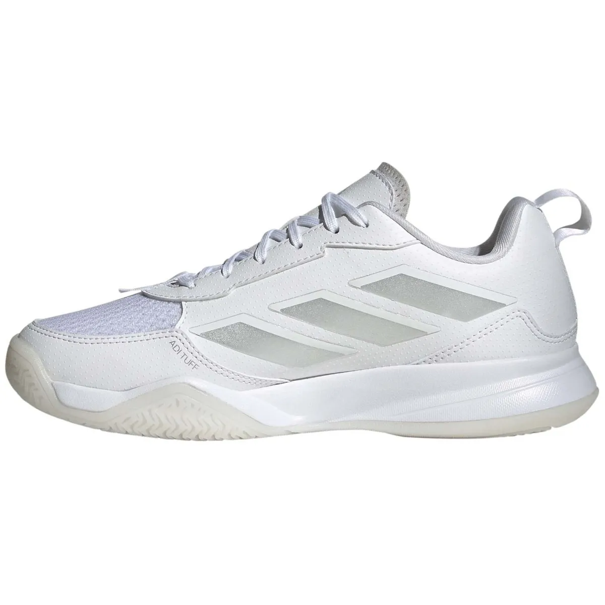 Женские теннисные кроссовки AVAFLASH Adidas, белый/серый — фото 4