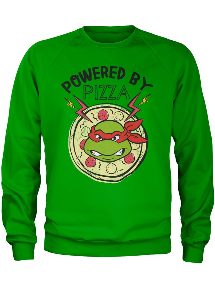 

Teenage Mutant Ninja Turtles Свитшот «Powered By Pizza Sweatshirt» зеленого цвета