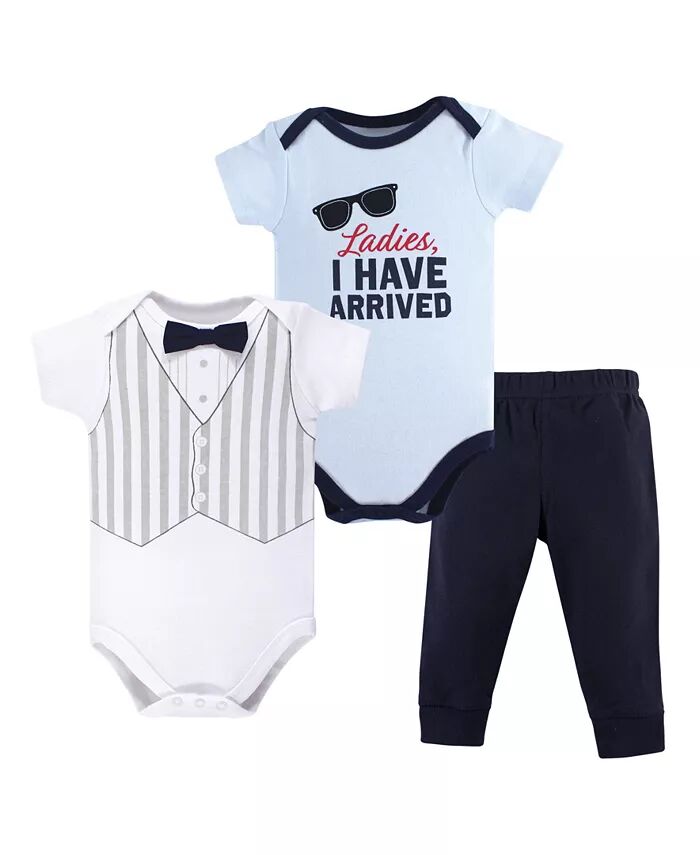

Боди и штаны из хлопка Hudson для мальчиков, комплект для женщин I Have Arrived Hudson Baby, мультиколор