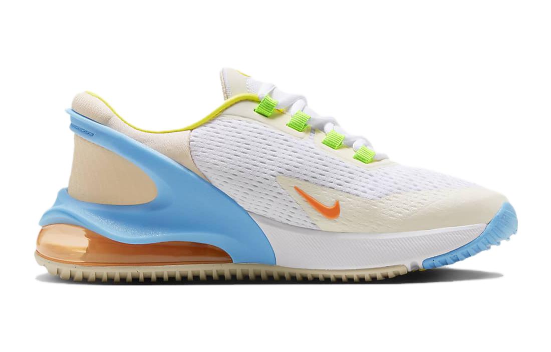 

Nike Air Max 270 GO Детские Повседневные Кроссовки Низкие Белый Синий Оранжевый