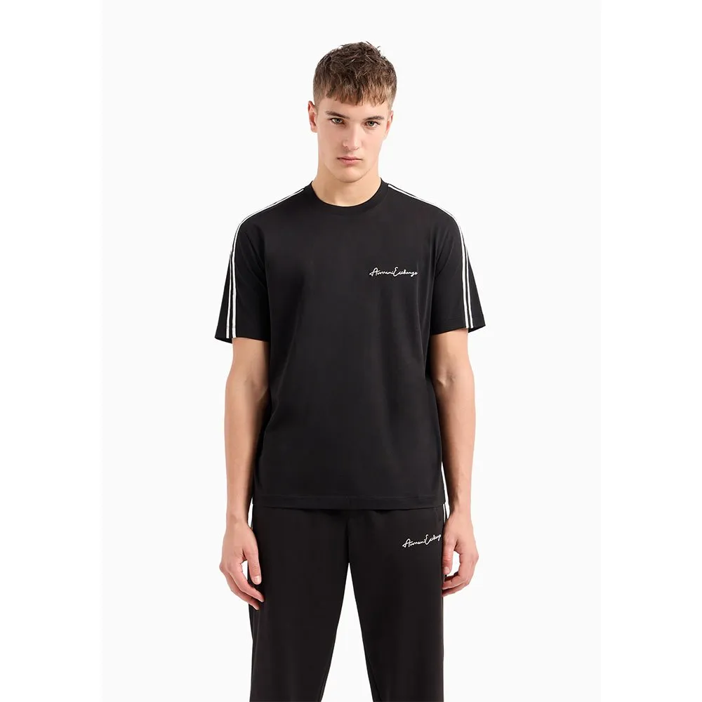 

Футболка Armani Exchange 8NZTSG_ZJ9AZ short sleeve v neck, черный
