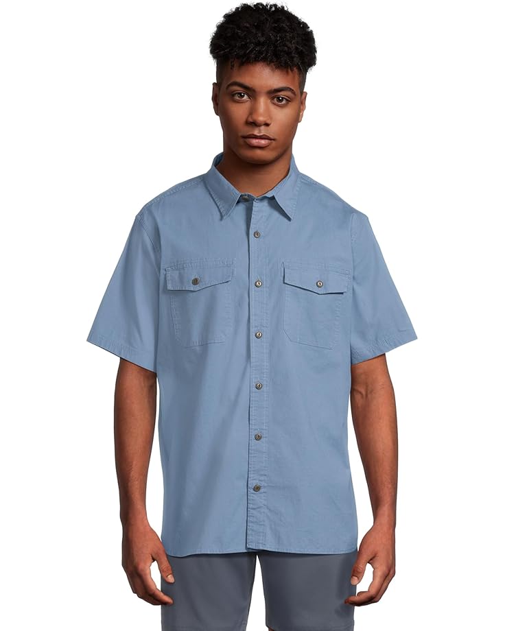 

Рубашка L.L.Bean L.L.Bean Riverton Ripstop Shirt, Short Sleeve, цвет Delta Blue