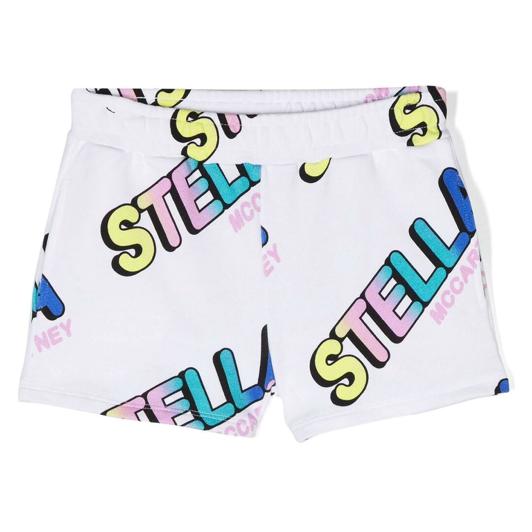 

Белые шорты с логотипом Stella McCartney, белый