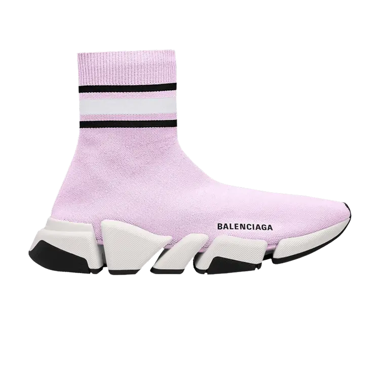 

Кроссовки Balenciaga Wmns Speed 2.0 Trainer Stripped - Purple, фиолетовый