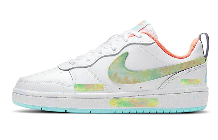 

Кроссовки Nike Court Borough Skateboard Shoes Women's Low-Top White Blue, белый