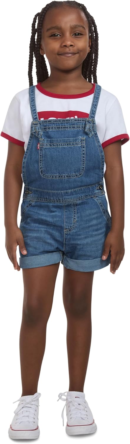 Levi's baby-girls And Baby Denim Shortall, Hometown Blue — фото 4