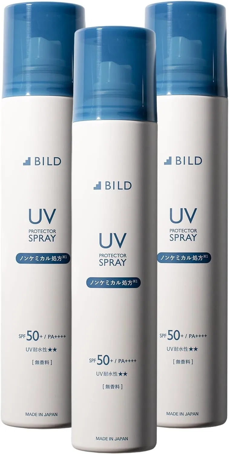 Спрей-солнцезащита BILD Tavarat Whitening UV Spray, набор 3 шт, 130 г, SPF50+ PA+++