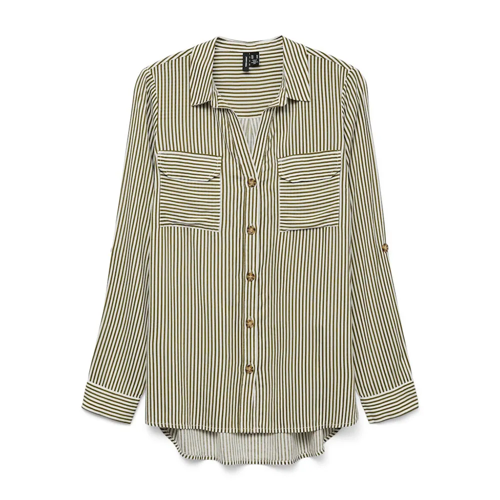 

Рубашка с длинным рукавом Vero Moda Bumpy, зеленый