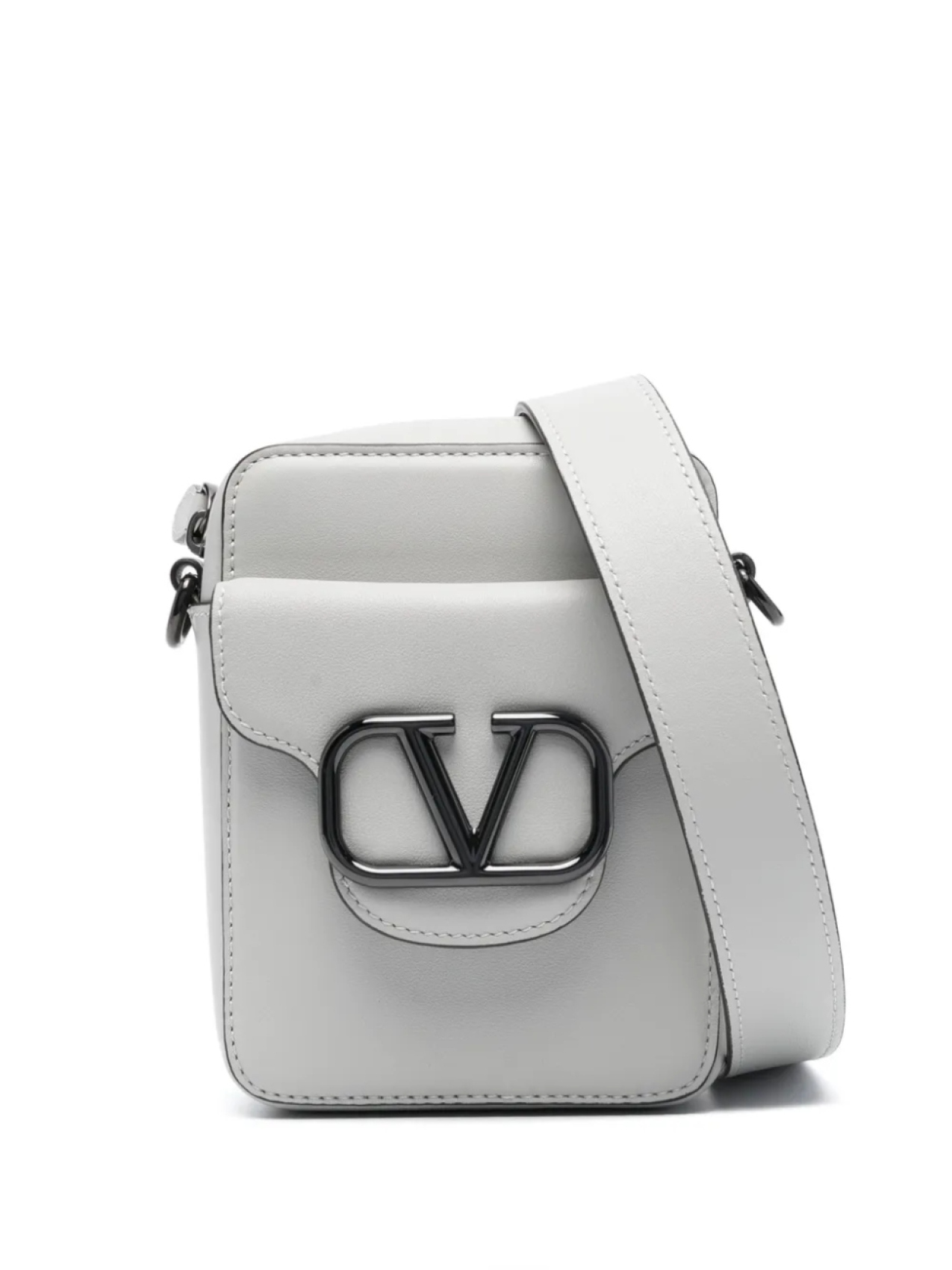

Valentino Garavani сумка-мессенджер с логотипом VLogo Signature, серый