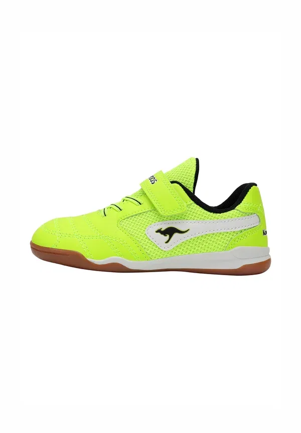 Кроссовки Kangaroos K braceyard ev trainers, неоново-желтый/черный
