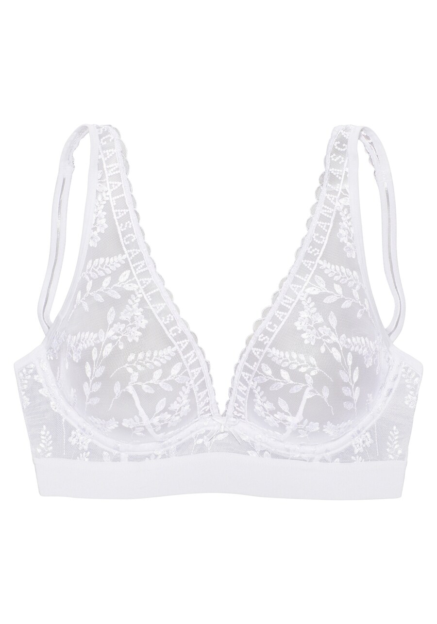 

Треугольный бюстгальтер LASCANA, белый