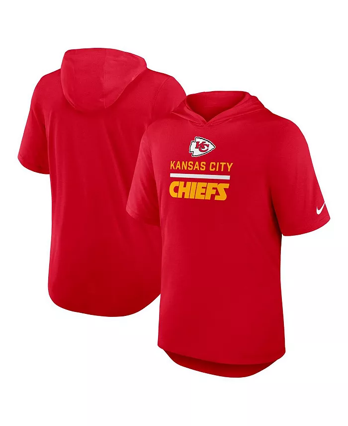 

Мужская красная толстовка-футболка Kansas City Chiefs Lockup Tri-Blend Nike