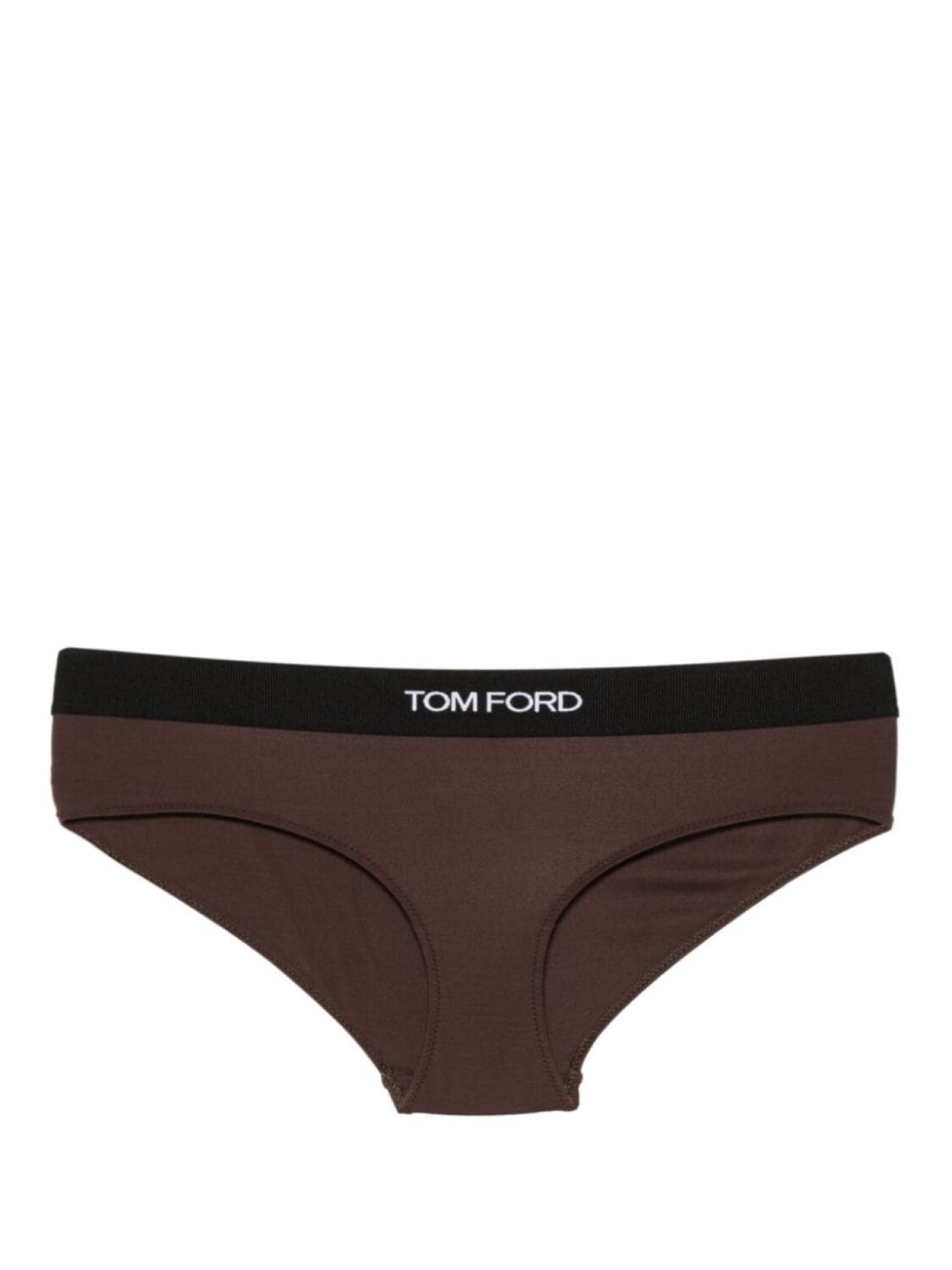 

TOM FORD трусы с логотипом на талии, коричневый